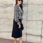 Leopar Önü V Yaka Valonlu Tunik