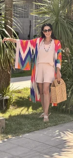 Bej Renkli Kimono - Görsel 3