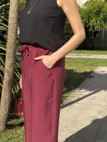 Modal Bordo Pantalon - Görsel 2
