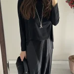 Siyah Uzun Kollu Tunik