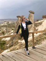 Kolu Şeritli Ceketli Takım - Görsel 3