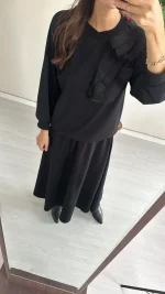 Siyah Uzun Etekli Takım - Görsel 2