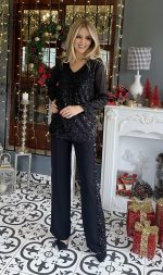 Siyah  Pul Detaylı Tunik - Görsel 2