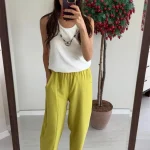 Yağ Yeşili Pantalon