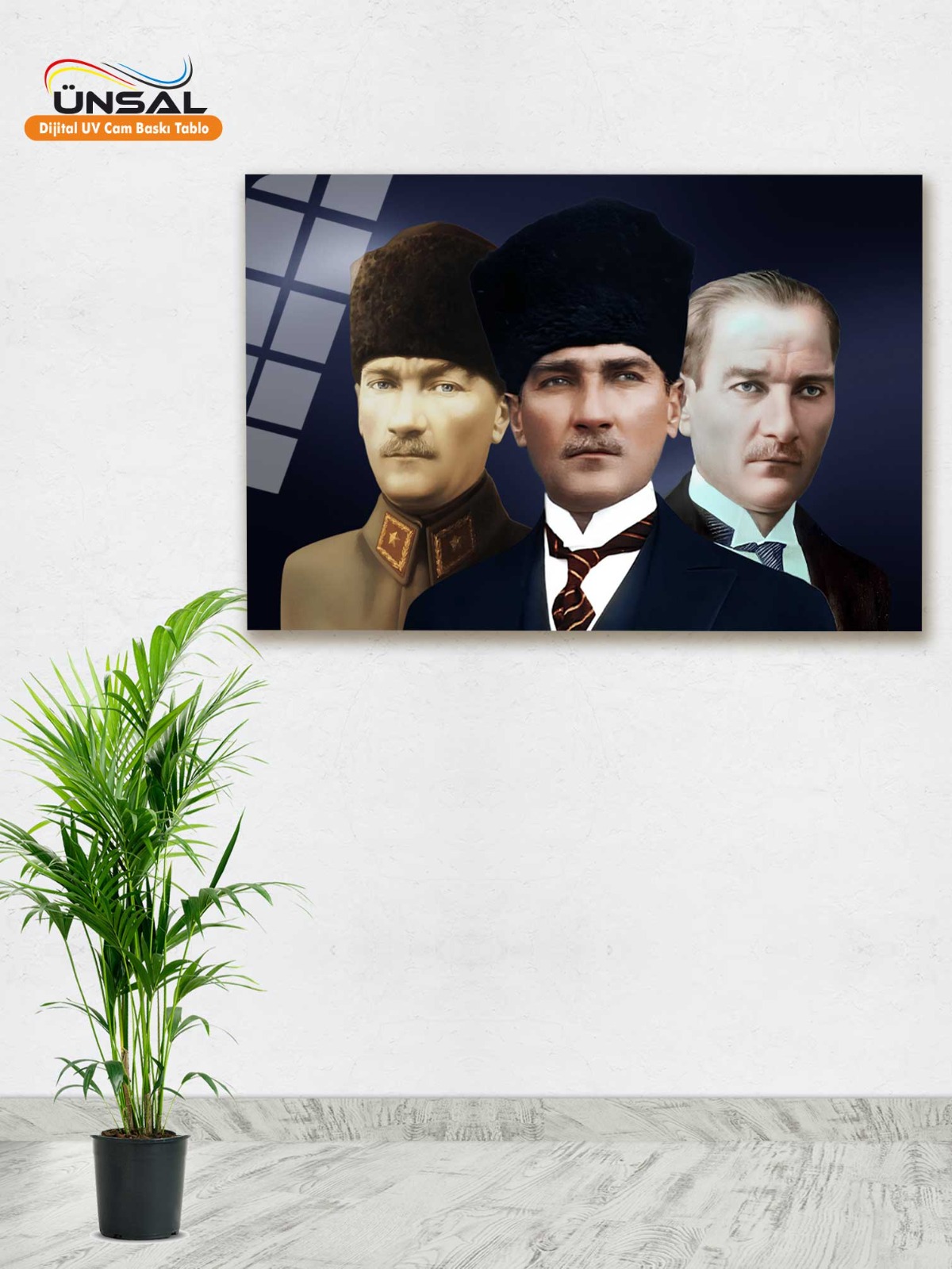 Atatürk Köşesi ve Atatürk Cam Tabloları - Yatay